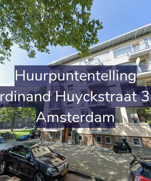 Foto gevel Huurpuntentelling voor Ferdinand Huyckstraat 3-H, Amsterdam