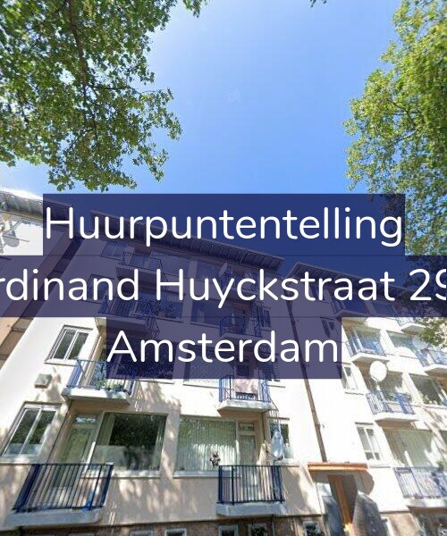 Foto gevel Huurpuntentelling voor Ferdinand Huyckstraat 29-3, Amsterdam