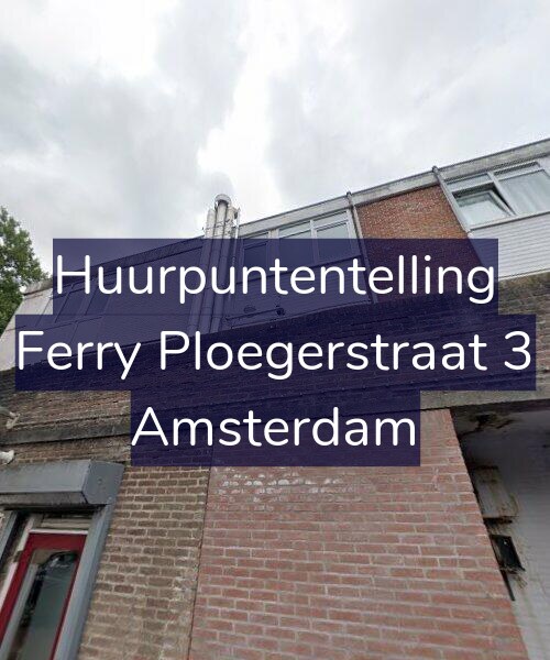 Foto gevel Huurpuntentelling voor Ferry Ploegerstraat 3, Amsterdam