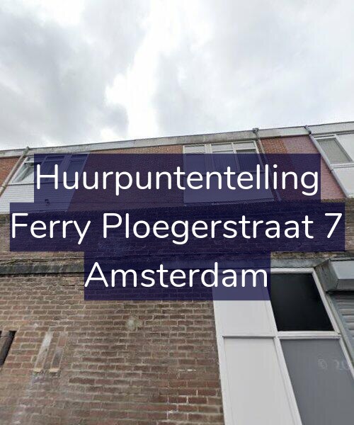Foto gevel Huurpuntentelling voor Ferry Ploegerstraat 7, Amsterdam
