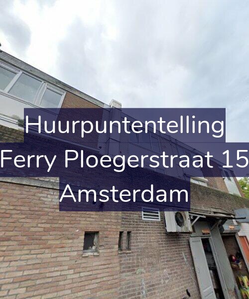 Foto gevel Huurpuntentelling voor Ferry Ploegerstraat 15, Amsterdam