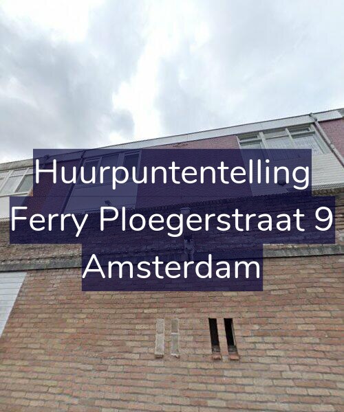 Foto gevel Huurpuntentelling voor Ferry Ploegerstraat 9, Amsterdam