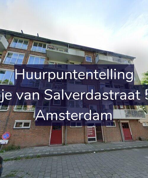 Foto gevel Huurpuntentelling voor Fijnje van Salverdastraat 5-H, Amsterdam