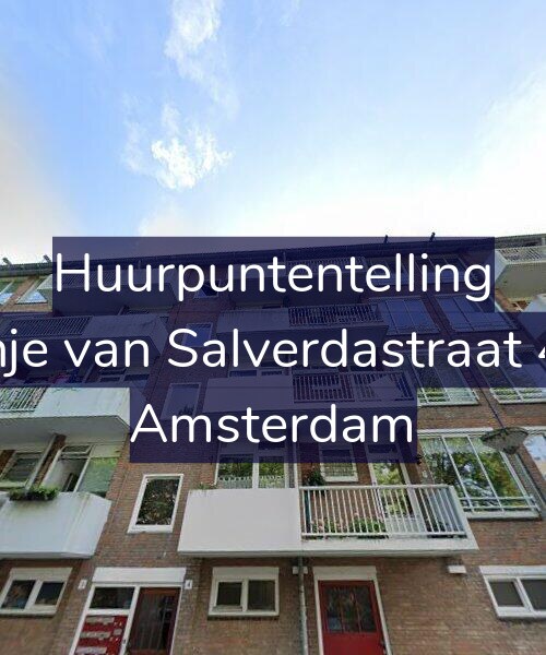 Foto gevel Huurpuntentelling voor Fijnje van Salverdastraat 4-2, Amsterdam
