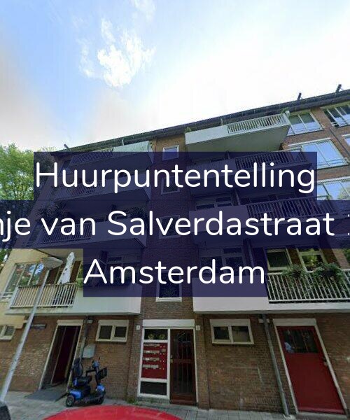 Foto gevel Huurpuntentelling voor Fijnje van Salverdastraat 1-1, Amsterdam