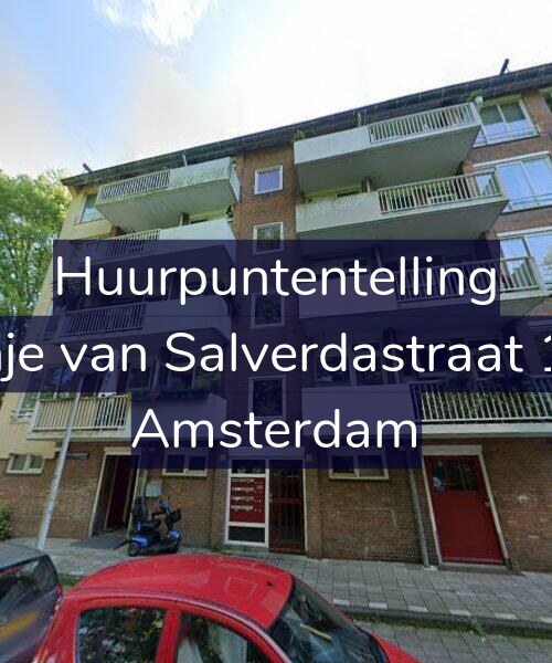 Foto gevel Huurpuntentelling voor Fijnje van Salverdastraat 1-H, Amsterdam