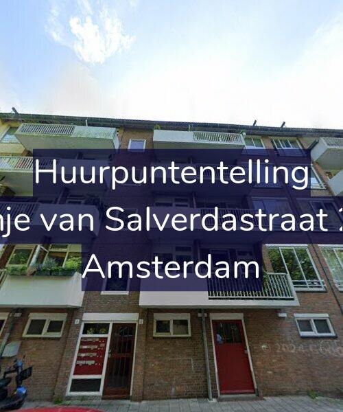 Foto gevel Huurpuntentelling voor Fijnje van Salverdastraat 2-1, Amsterdam