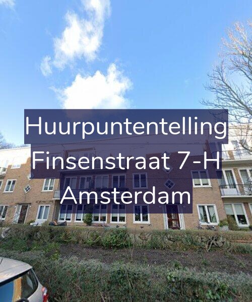 Foto gevel Huurpuntentelling voor Finsenstraat 7-H, Amsterdam