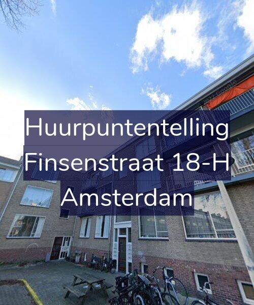 Foto gevel Huurpuntentelling voor Finsenstraat 18-H, Amsterdam