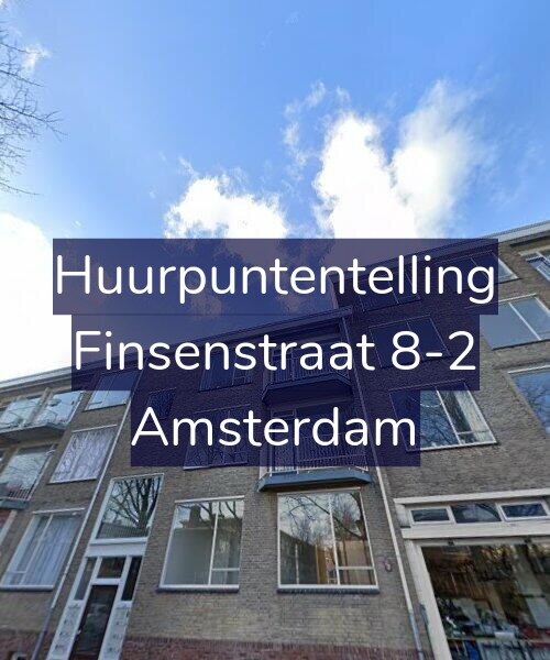 Foto gevel Huurpuntentelling voor Finsenstraat 8-2, Amsterdam