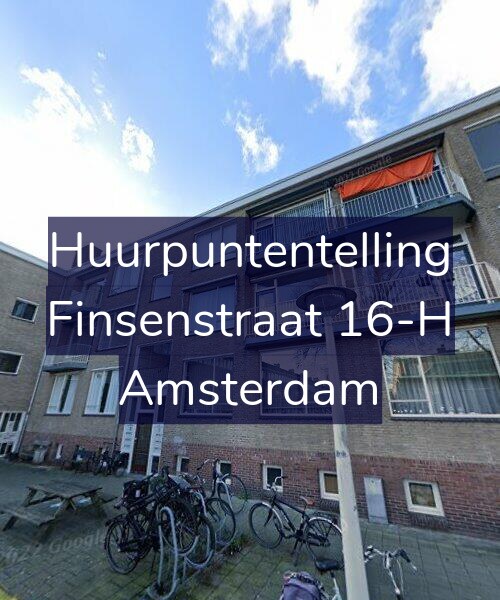 Foto gevel Huurpuntentelling voor Finsenstraat 16-H, Amsterdam