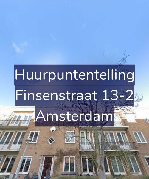 Foto gevel Huurpuntentelling voor Finsenstraat 13-2, Amsterdam