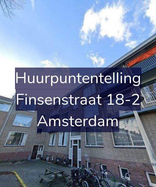 Foto gevel Huurpuntentelling voor Finsenstraat 18-2, Amsterdam