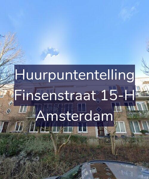 Foto gevel Huurpuntentelling voor Finsenstraat 15-H, Amsterdam