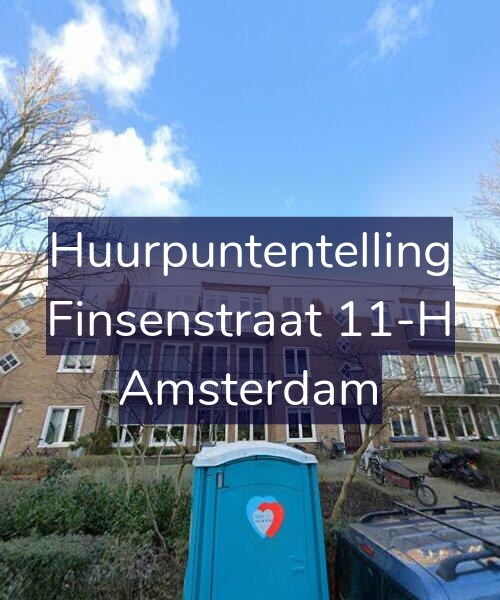 Foto gevel Huurpuntentelling voor Finsenstraat 11-H, Amsterdam