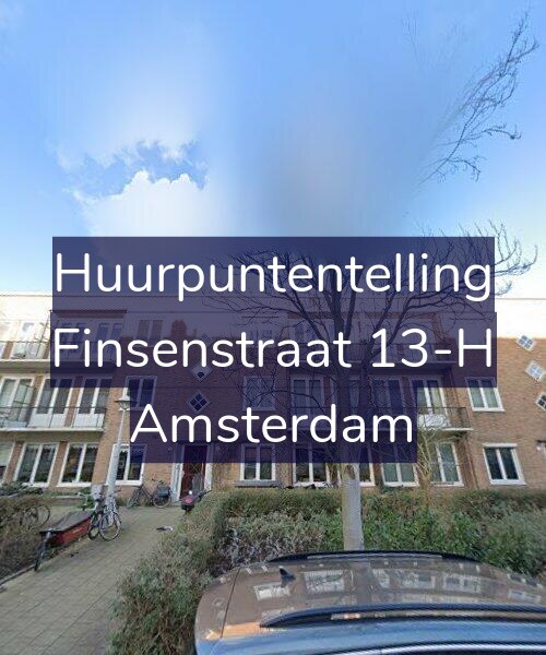 Foto gevel Huurpuntentelling voor Finsenstraat 13-H, Amsterdam