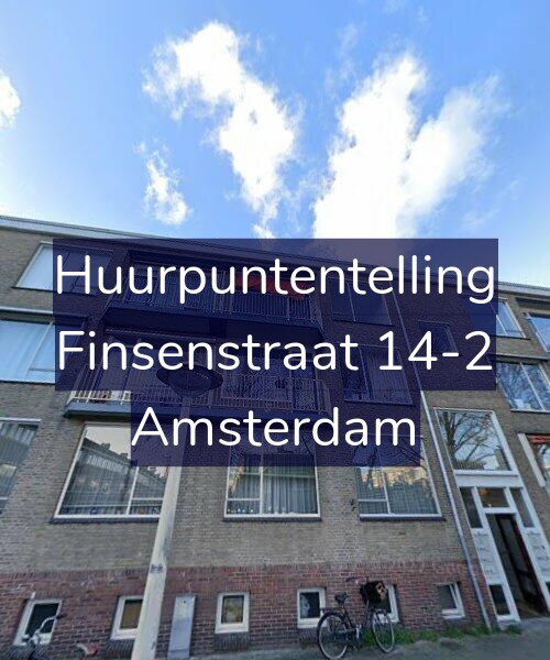 Foto gevel Huurpuntentelling voor Finsenstraat 14-2, Amsterdam