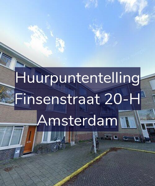 Foto gevel Huurpuntentelling voor Finsenstraat 20-H, Amsterdam