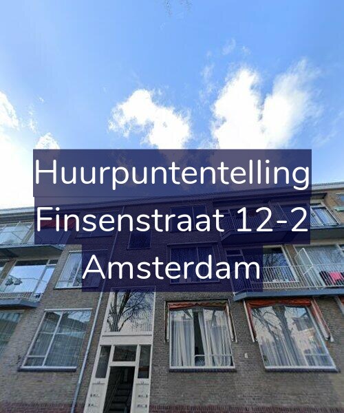 Foto gevel Huurpuntentelling voor Finsenstraat 12-2, Amsterdam