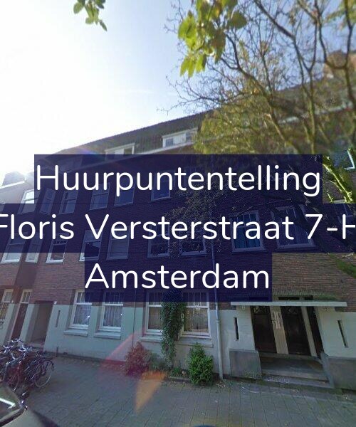 Foto gevel Huurpuntentelling voor Floris Versterstraat 7-H, Amsterdam