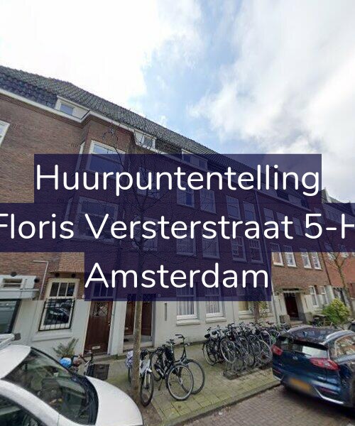 Foto gevel Huurpuntentelling voor Floris Versterstraat 5-H, Amsterdam