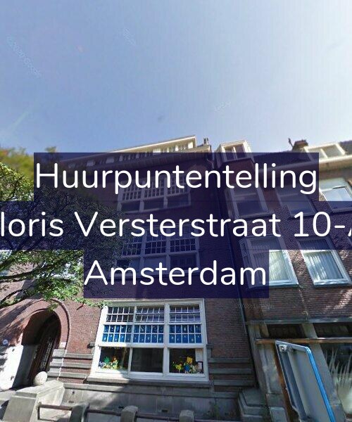 Foto gevel Huurpuntentelling voor Floris Versterstraat 10-A, Amsterdam