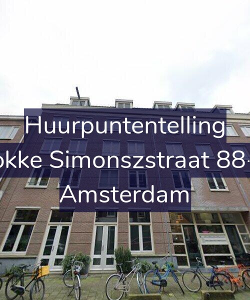 Foto gevel Huurpuntentelling voor Fokke Simonszstraat 88-B, Amsterdam
