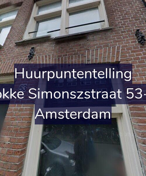 Foto gevel Huurpuntentelling voor Fokke Simonszstraat 53-H, Amsterdam
