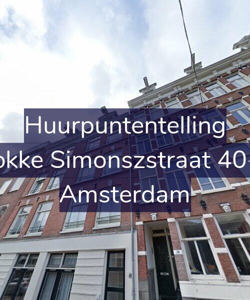 Foto gevel Huurpuntentelling voor Fokke Simonszstraat 40-3, Amsterdam