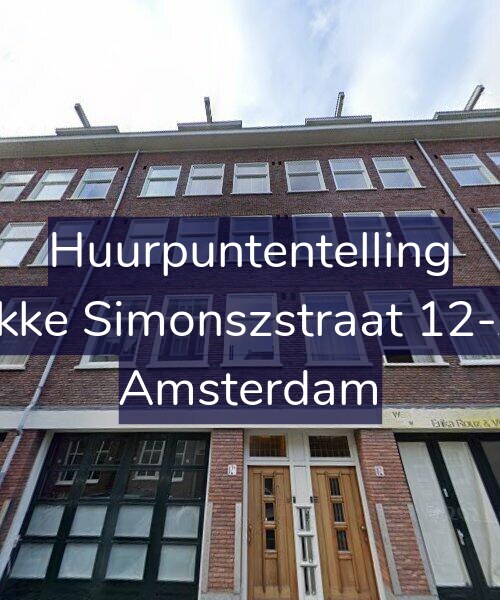 Foto gevel Huurpuntentelling voor Fokke Simonszstraat 12-A3, Amsterdam