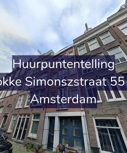 Foto gevel Huurpuntentelling voor Fokke Simonszstraat 55-B, Amsterdam