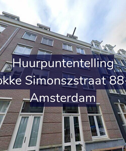 Foto gevel Huurpuntentelling voor Fokke Simonszstraat 88-K, Amsterdam