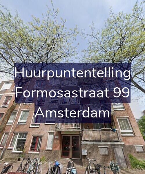 Foto gevel Huurpuntentelling voor Formosastraat 99, Amsterdam