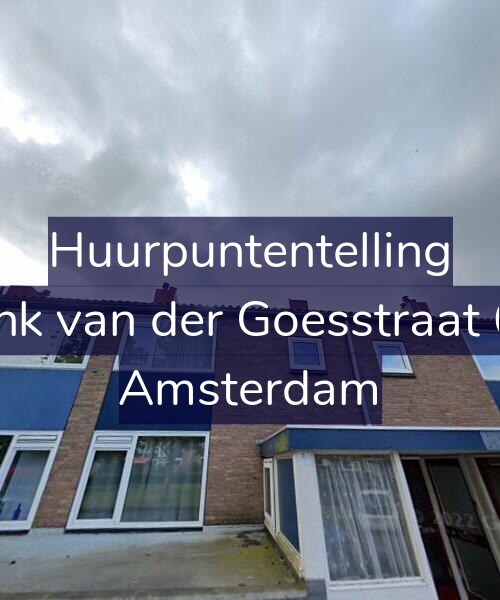 Foto gevel Huurpuntentelling voor Frank van der Goesstraat 6-H, Amsterdam
