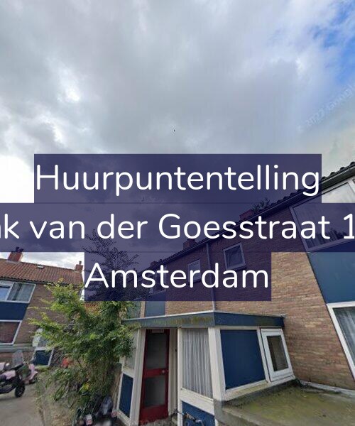 Foto gevel Huurpuntentelling voor Frank van der Goesstraat 11-H, Amsterdam