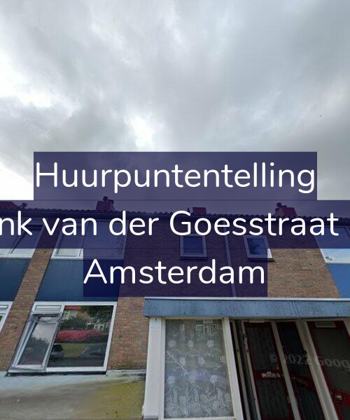 Foto gevel Huurpuntentelling voor Frank van der Goesstraat 4-1, Amsterdam