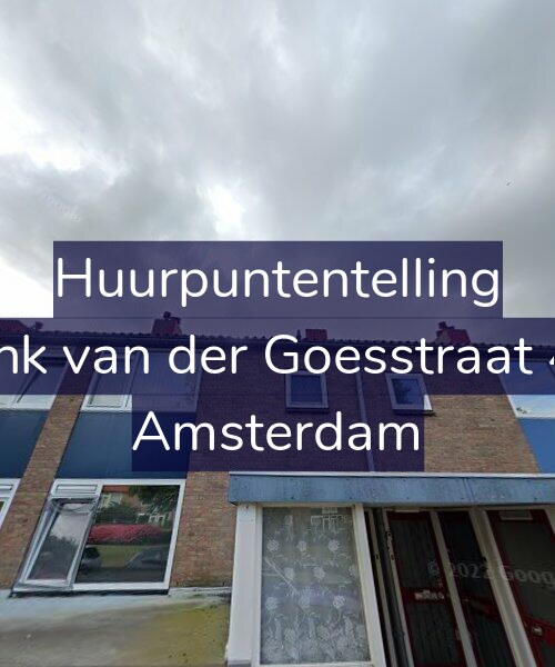 Foto gevel Huurpuntentelling voor Frank van der Goesstraat 4-H, Amsterdam