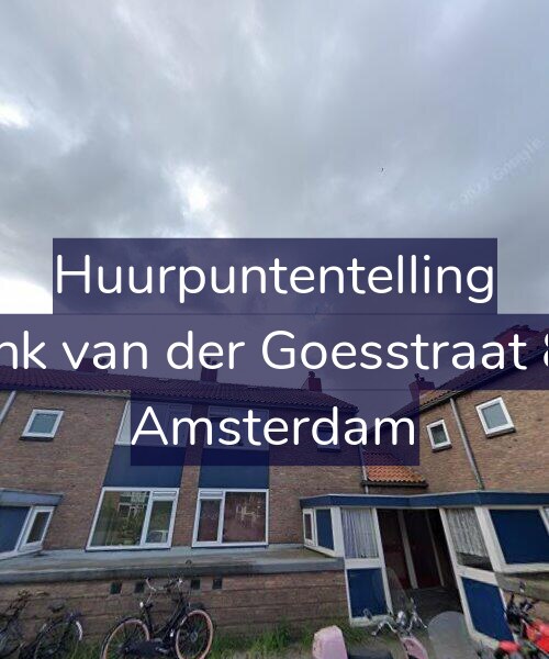 Foto gevel Huurpuntentelling voor Frank van der Goesstraat 8-H, Amsterdam