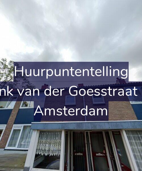 Foto gevel Huurpuntentelling voor Frank van der Goesstraat 2-1, Amsterdam