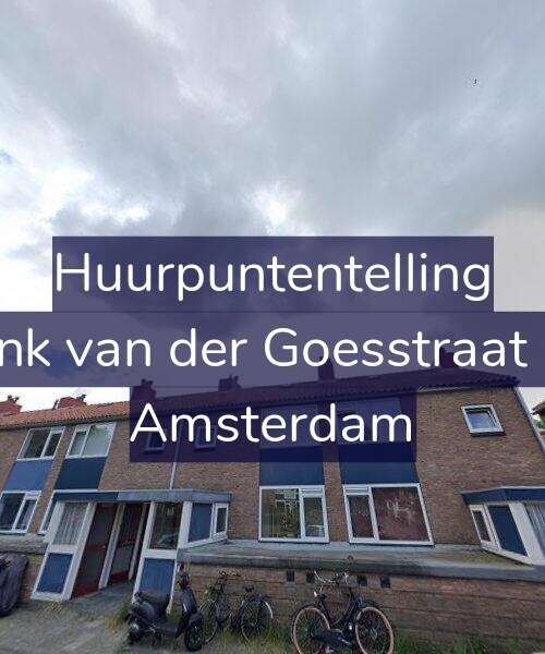 Foto gevel Huurpuntentelling voor Frank van der Goesstraat 7-1, Amsterdam