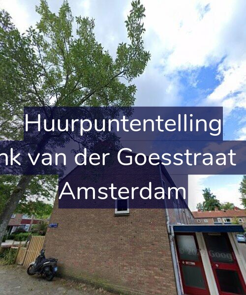 Foto gevel Huurpuntentelling voor Frank van der Goesstraat 1-H, Amsterdam