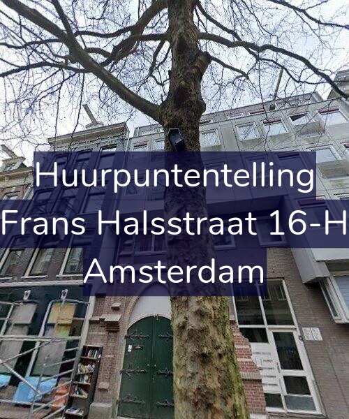 Foto gevel Huurpuntentelling voor Frans Halsstraat 16-H, Amsterdam