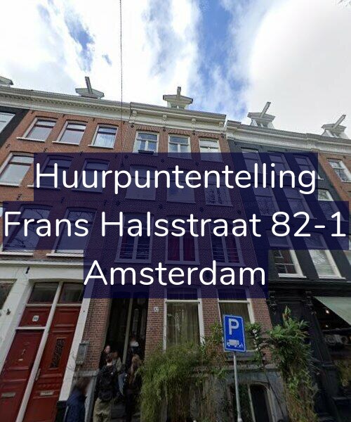 Foto gevel Huurpuntentelling voor Frans Halsstraat 82-1, Amsterdam