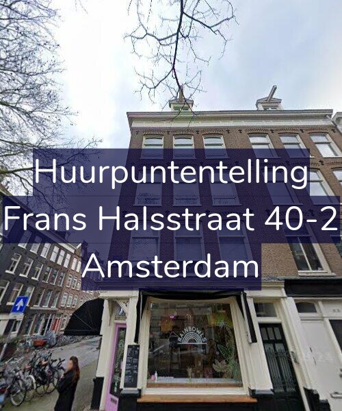 Foto gevel Huurpuntentelling voor Frans Halsstraat 40-2, Amsterdam