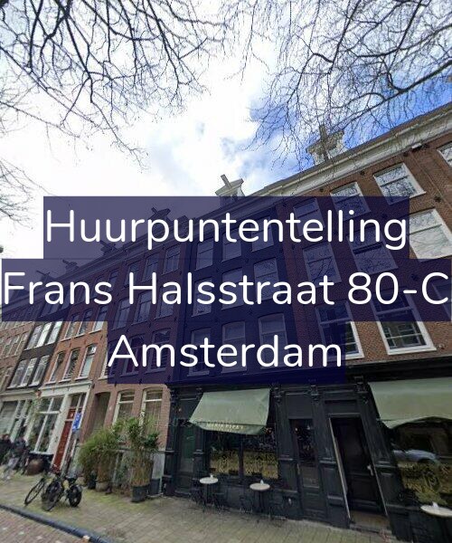 Foto gevel Huurpuntentelling voor Frans Halsstraat 80-C, Amsterdam
