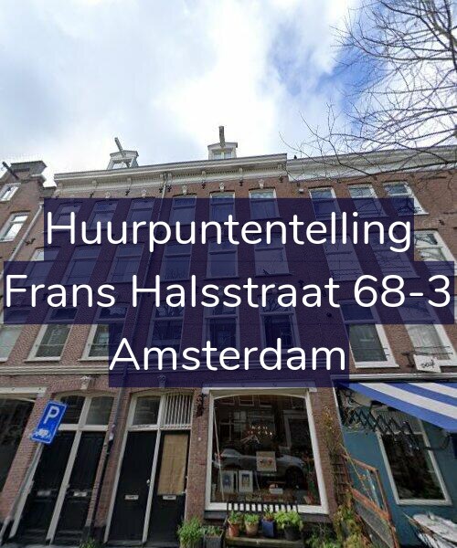 Foto gevel Huurpuntentelling voor Frans Halsstraat 68-3, Amsterdam