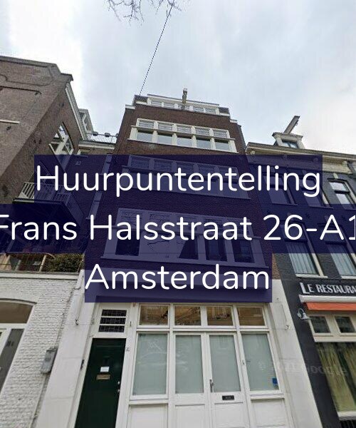 Foto gevel Huurpuntentelling voor Frans Halsstraat 26-A1, Amsterdam