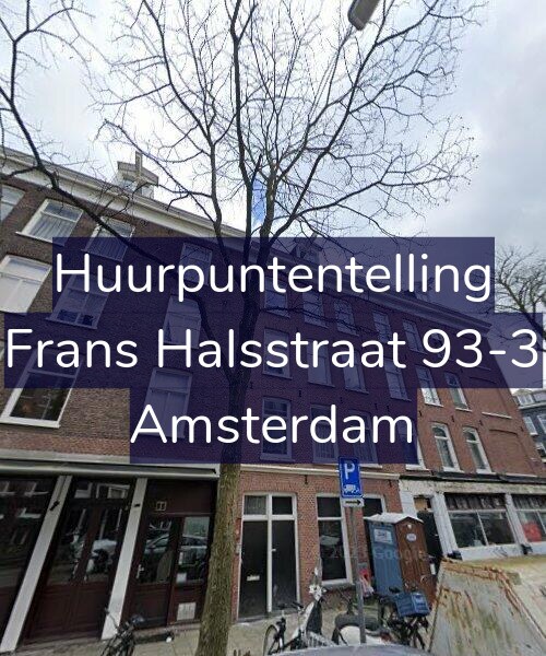 Foto gevel Huurpuntentelling voor Frans Halsstraat 93-3, Amsterdam