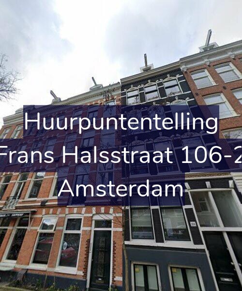 Foto gevel Huurpuntentelling voor Frans Halsstraat 106-2, Amsterdam