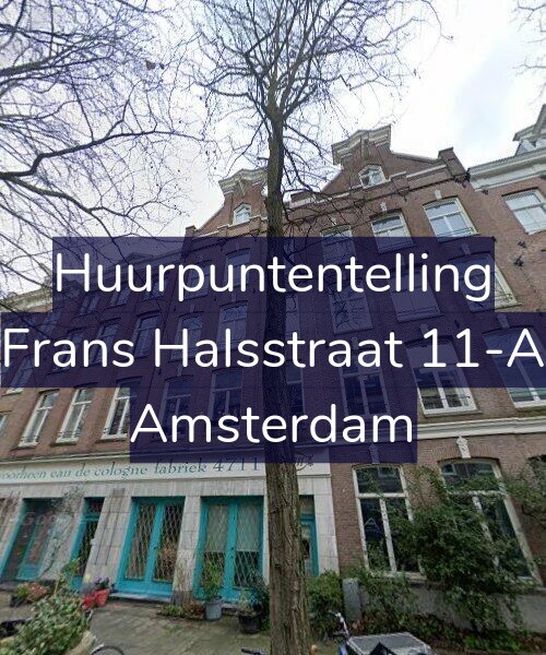 Foto gevel Huurpuntentelling voor Frans Halsstraat 11-A, Amsterdam